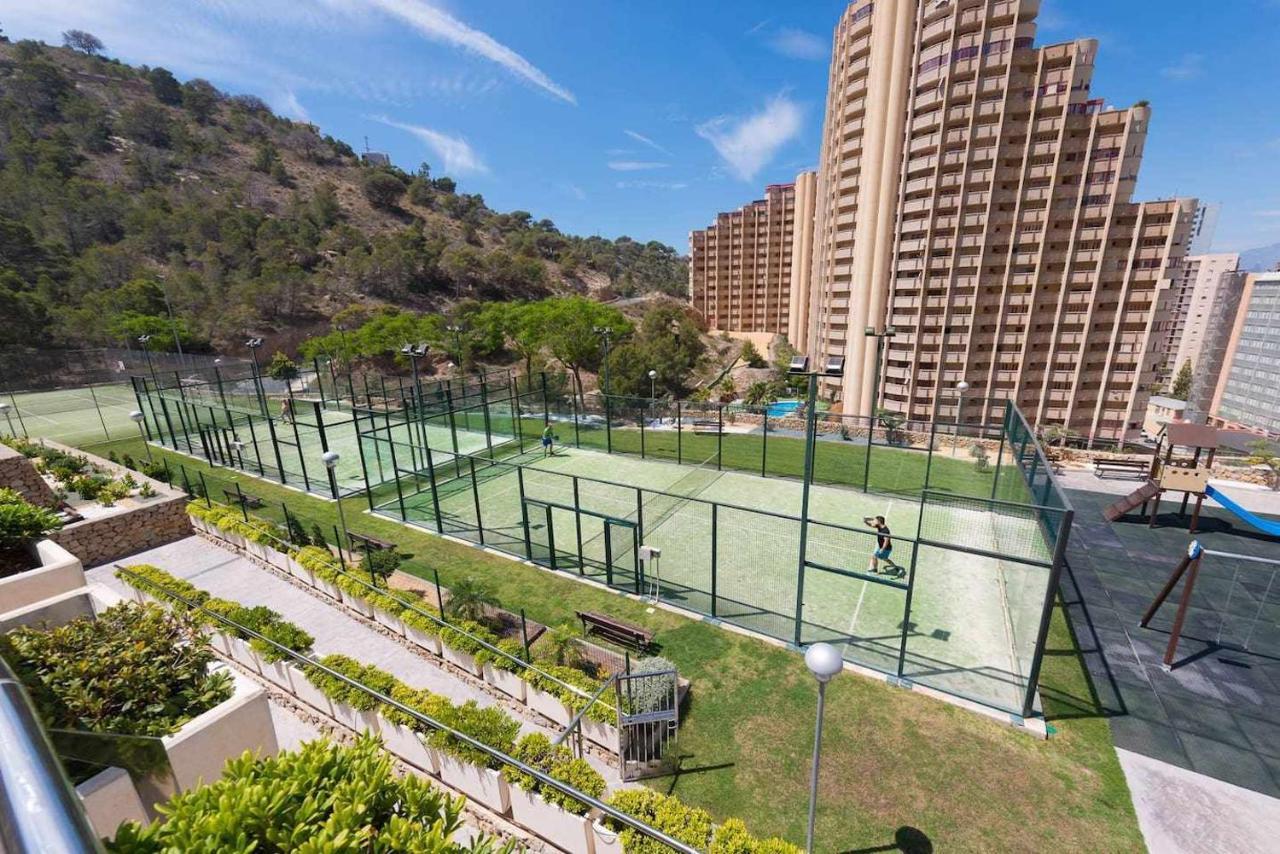High Rise Apartment On The 39Th Floor With Private Terrace And Sea Views Benidorm Bagian luar foto